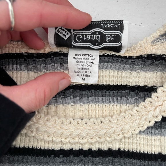 VINTAGE GRAND ST. summer dress, size: M, fits like a Small, 100% cotton - Picture 9 of 9